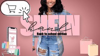 My First Shein Haul  Back To School Edition [upl. by Xirtaeb]