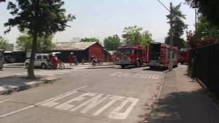 Alarma de Incendio en Las Condes Two dead on House Fire [upl. by Htrap]