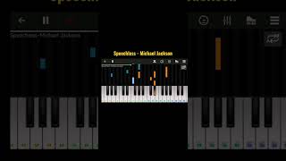 Speechless  Michael Jackson  Tutorial by Mobile Piano [upl. by Macpherson]