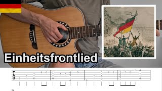 Einheitsfrontlied  fingerstyle guitar TAB [upl. by Evilc598]