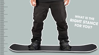 WHAT IS THE RIGHT SNOWBOARD STANCE FOR YOU [upl. by Aciraa]