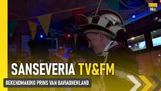 Bekendmaking Prins van Baviaonenland  Sanseveria TVampFM [upl. by Rozella]