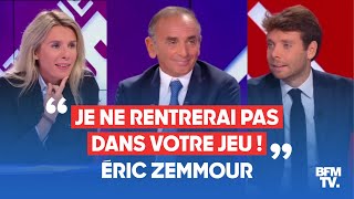 Eric Zemmour sur BFM TV  Émeutes abaya Lampedusa  on envahit on pille on colonise [upl. by Asnarepse]