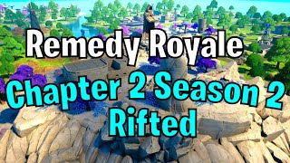 Remedy Royale Ch2 Season 2 Rifted Trailer Fortnite Creative Battle Royale Map [upl. by Dnalyk]