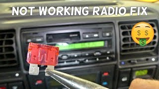 HOW TO FIX NOT WORKING RADIO  RADIO DOES NOT TURN ON [upl. by Phi]