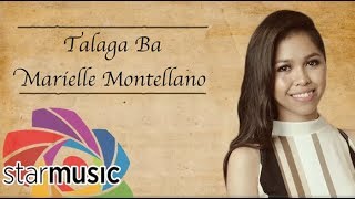 Talaga Ba  Marielle Montellano Lyrics [upl. by Elisabetta]