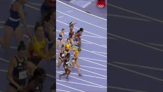 Team USA dominated the womens 4X100m relay at Paris2024 🇺🇸 [upl. by Oap]