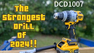 Dewalt crafted the strongest drill of 2024 Initial review of the DCD1007 [upl. by Teplitz]