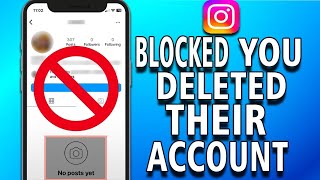 How To Know Has Someone Blocked You or Deleted Their Account on Instagram quick guide [upl. by Zulaledairam]