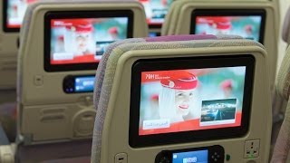 Emirates airline Announcements before take off [upl. by Nydnarb]