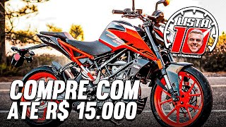 10 MOTOS PARA COMPRAR ATÉ 15000 REAIS TUDO LASANHA [upl. by Notsej]