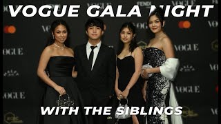 Vogue Gala Night with siblings  Nina Stephanie [upl. by Rabin]