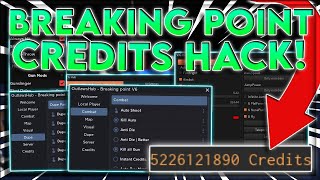 NEW Breaking Point Script  GUI Hack  Kill Aura  Aimbot  INFINITE CREDITS  PASTEBIN 2022 [upl. by Annaehr250]