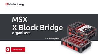 Kistenberg MSX organisers amp X Block Bridge organisers  products and functionality [upl. by Anemij]