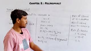 Zeros of Polynomials  Chapter 2 Polynomials  Class 10 Maths  CBSE  NCERT Solutions [upl. by Eceinhoj413]