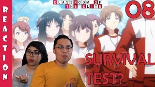 Classroom of the Elite Episode 8 Reaction and Review SURVIVAL TEST NANI [upl. by Peednama787]