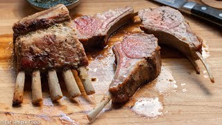 Rack of Lamb Recipe with Rosemary and Dijon Mustard  Eat Simple Food [upl. by Swords102]