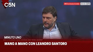 LEANDRO SANTORO ¨El PRESIDENTE hoy hizo un PAPELÓN¨ [upl. by Golanka]