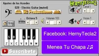 Menea Tu Chapa  Wilo D New  Piano Electronico [upl. by Ovida899]