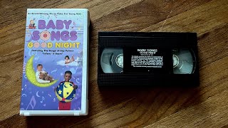 Opening to Baby Songs Good Night 1999 VHS [upl. by Dnalwor]