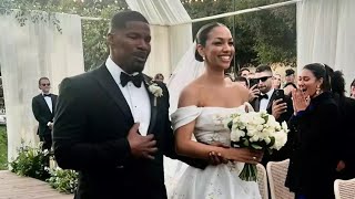 Jamie Foxx Walks Daughter Corinne Foxx Down the Aisle at Her Stunning Wedding to Joe Hooten [upl. by Ived]