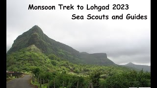 Monsoon Trek to Lohgad fort  2023 [upl. by Yrol251]