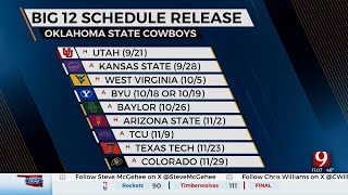 2024 Oklahoma State Football Schedule Announced [upl. by Tertias]