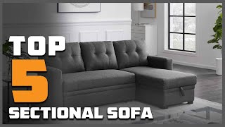 Top 5 Best Sectional Sofas in 2024  Expert Reviews Our Top Choices [upl. by Beedon]