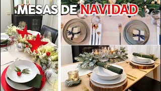 3 IDEAS ELEGANTES PARA DECORAR EL COMEDOR EN NAVIDAD 2023 [upl. by Teece]