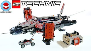 LEGO Technic 42181 VTOL Heavy Cargo Spaceship LT81 Speed Build Review [upl. by Downall]