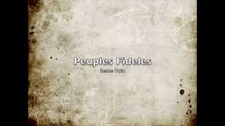 Peuple Fideles  2eme Voix [upl. by Eleira]