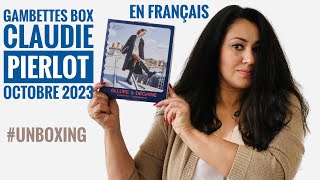 Unboxing Gambettes Box Octobre 2023 Claudie Pierlot [upl. by Reyem91]