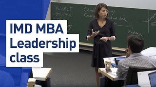 IMD MBA  Leadership Class [upl. by Jerald]