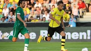 Aubameyangs erstes Tor  Dortmund gegen Bursaspor  SPORT1 [upl. by Four839]