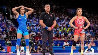 Olympic qualification trail 50 kg final vinesh phogat vs Shivani RSPB VS MP [upl. by Ahseekal]