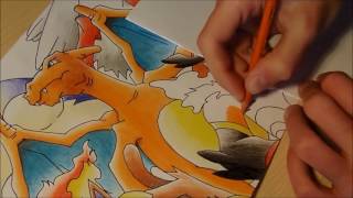 Drawing Pokemon starters of fire CharizardTyphlosionBlazikenInfernape and Emboar [upl. by Bumgardner662]