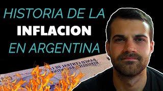 HISTORIA de la INFLACIÓN en ARGENTINA [upl. by Derna660]