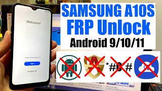 Samsung A10s FRP Bypass  Samsung SMA107F Google Account Bypass Latest Update [upl. by Cower]