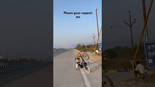 cycle 🚲 shortvideo cyclewheeling stunt cyclestunt shortsfeed like bicycle [upl. by Aratehs]