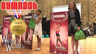 Gymnast of the Year Awards  Gold Medal Award Winner  Whitney Bjerken [upl. by Dene]