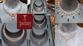 Tanishq Jewellery Diamonds Necklace CollectionsDiamond Jewellery Collections with Price [upl. by Ydollem]