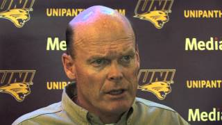 UNI Football Press Luncheon  Oct 14 2013  Scouting South Dakota [upl. by Arlana169]