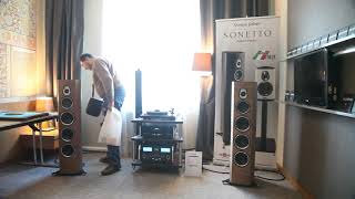 Sonus Faber Sonetto VIII McIntosh MA9000McIntosh MCD500MHES 2018 [upl. by Linetta]