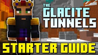 Glacite Tunnels  Easy Beginners Guide Hypixel Skyblock Mining Update [upl. by Azaria]