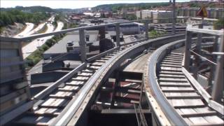 Balder Wooden Rollercoaster Liseberg Sweden  Intamin Rides [upl. by Einama]