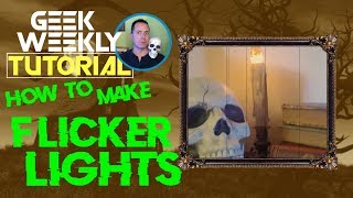 Halloween Tutorial How To Make Flicker Lights [upl. by Aneram144]