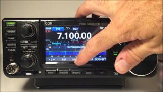 Icom IC7300 HF50mhz transceiver complete review demo [upl. by Aihsile]