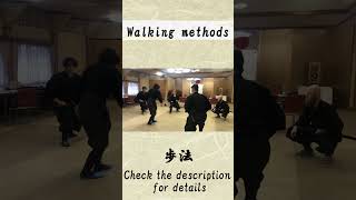 shorts Walking methods of ninja [upl. by Beetner403]