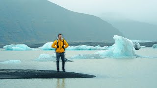 Exploring a Glacier in Iceland  6 Day Van Camping Through Iceland Ep2 [upl. by Kilby]