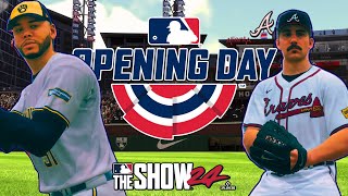 Opening Day 2025 Is Here  MLB The Show 24 Brewers Franchise [upl. by Fatimah101]